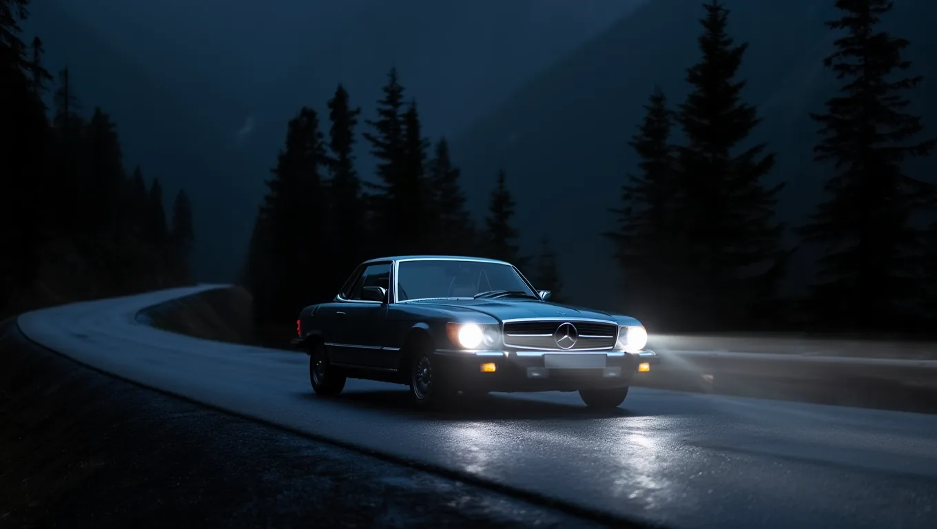 Mercedes 280 SLC pentru evenimente speciale în Cluj