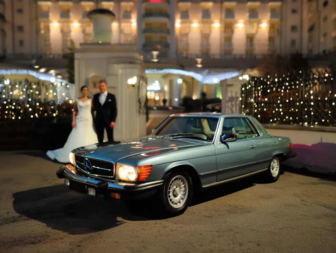 Mercedes-Benz 280 SLC pentru evenimente speciale în Cluj-Napoca